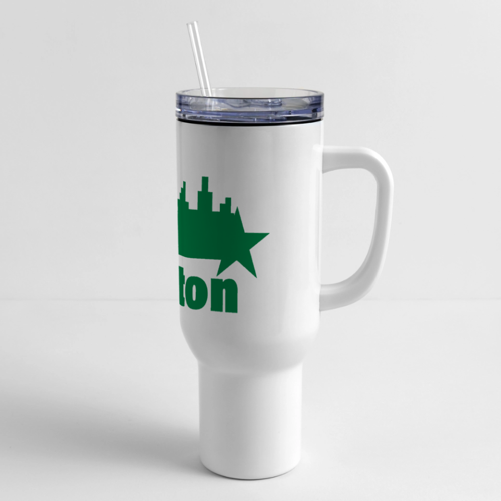 Houston - 40 oz Travel Tumbler - green - white
