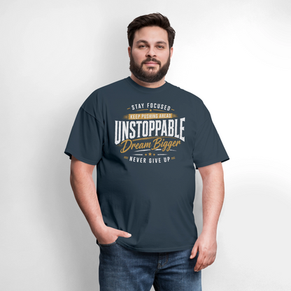 Be Unstoppable - Men's T-Shirt -  blue dusk