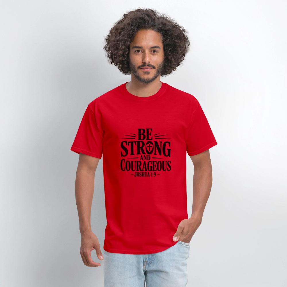 Be Strong - men's t-shirt - red