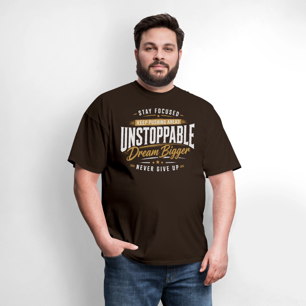 Be Unstoppable - Men's T-Shirt - brown