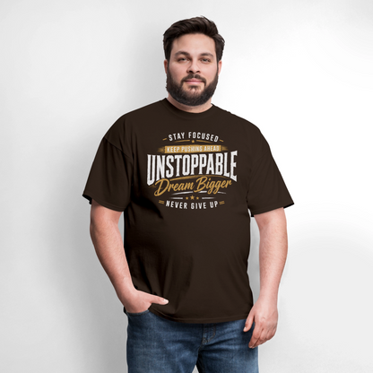Be Unstoppable - Men's T-Shirt - brown