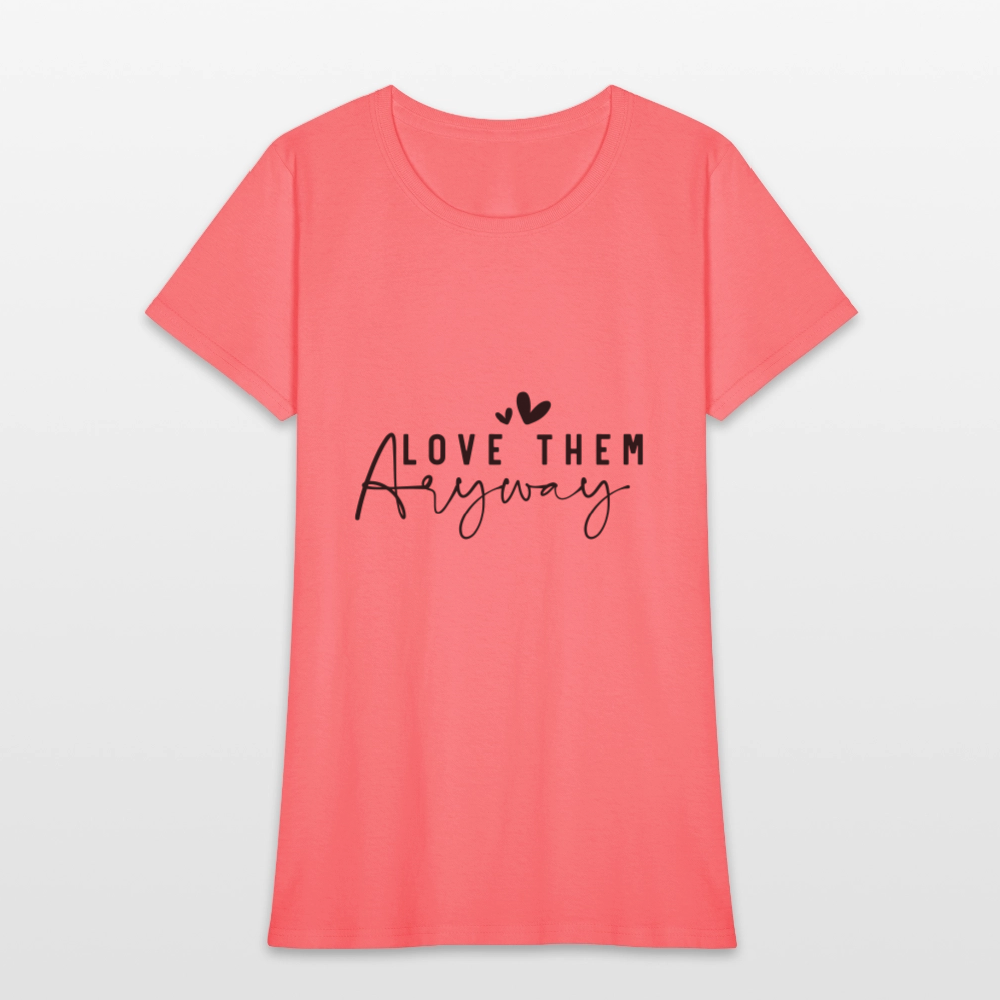 Love - Women's T-Shirt - coral