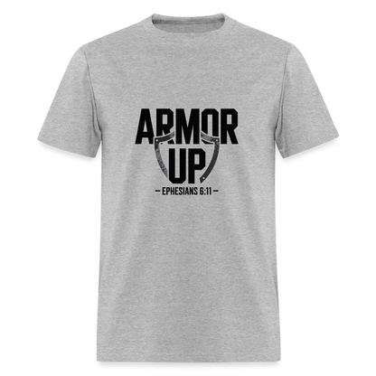 Armor Up - men's t-shirt - heather gray