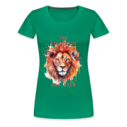 Bold Lion - Women’s T-Shirt - kelly green