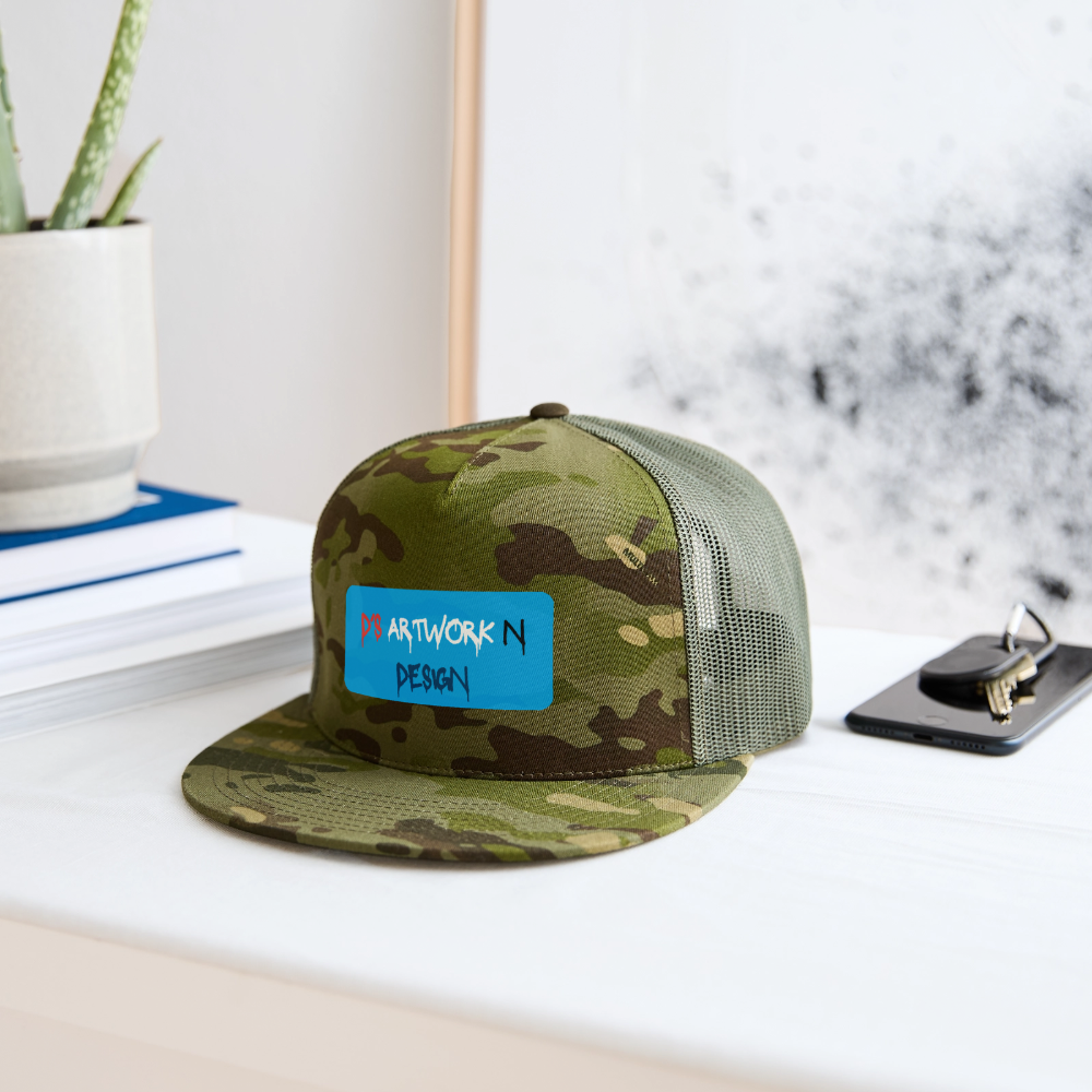 DS Graffiti - Trucker Hat - MultiCam\green