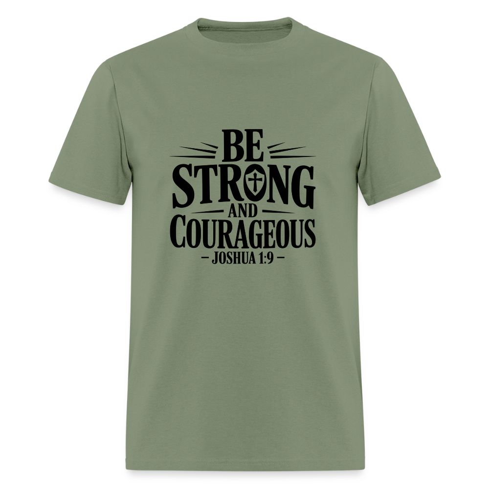 Be Strong - men's t-shirt - military green