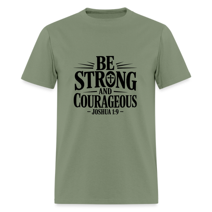 Be Strong - men's t-shirt - military green
