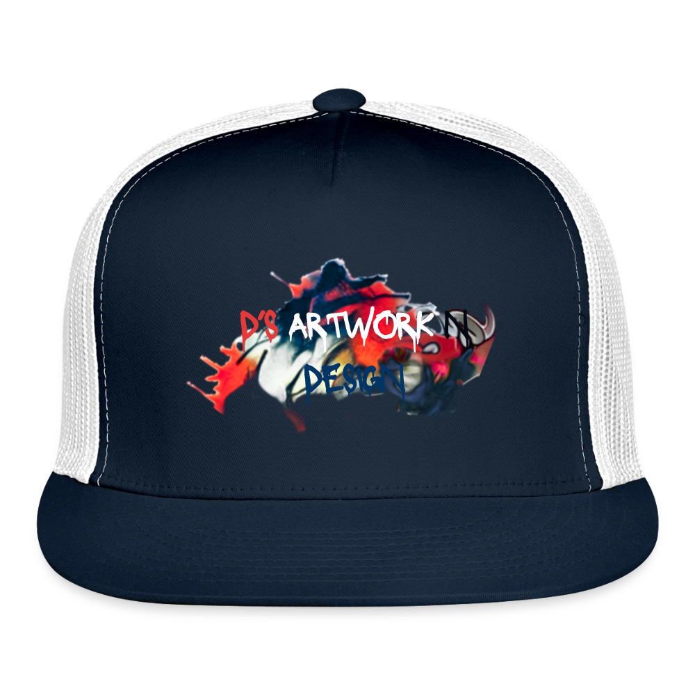 Spray Paint - DS Trucker Hat - navy/white