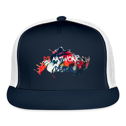 Spray Paint - DS Trucker Hat - navy/white