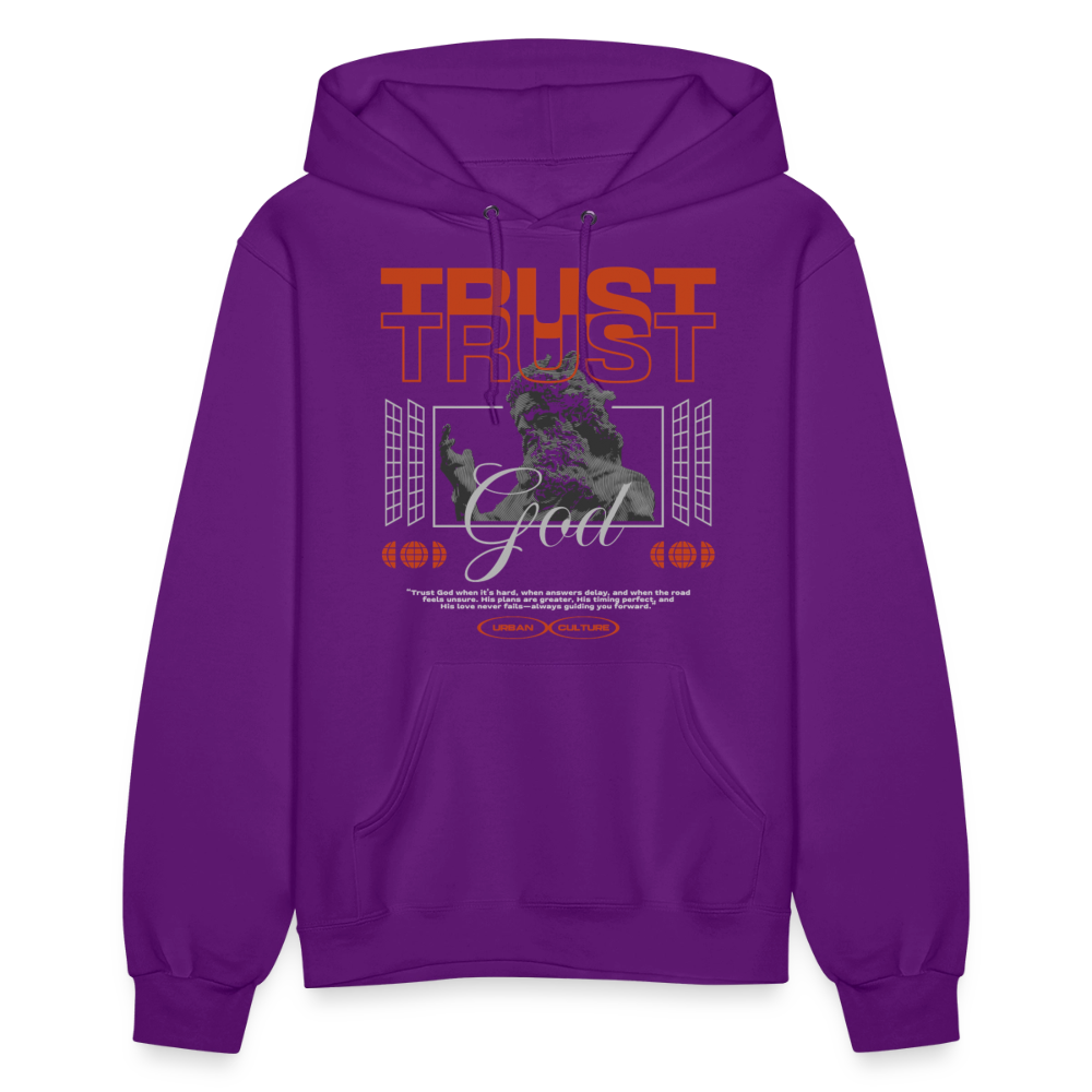 Trust God - Women's Hoodie - purple