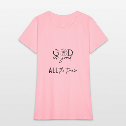 God is Good-Women's short Sleeve T-Shirt - pink