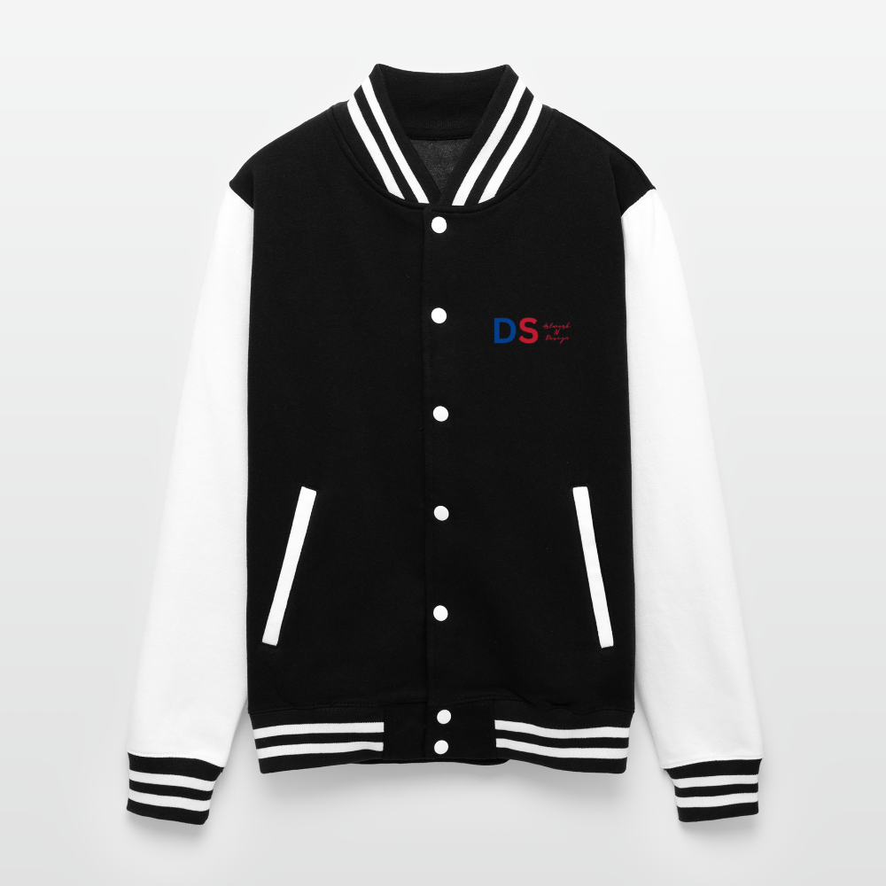 Walk By Faith - letterman Jacket - black/white