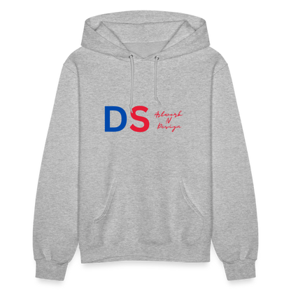 DS Artwork N Design - Women's Hoodie red and blue - heather gray