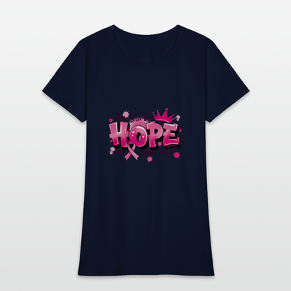 Hope - Women's T-Shirt - navy
