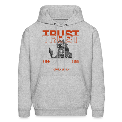 Trust God - Men's Hoodie - heather gray