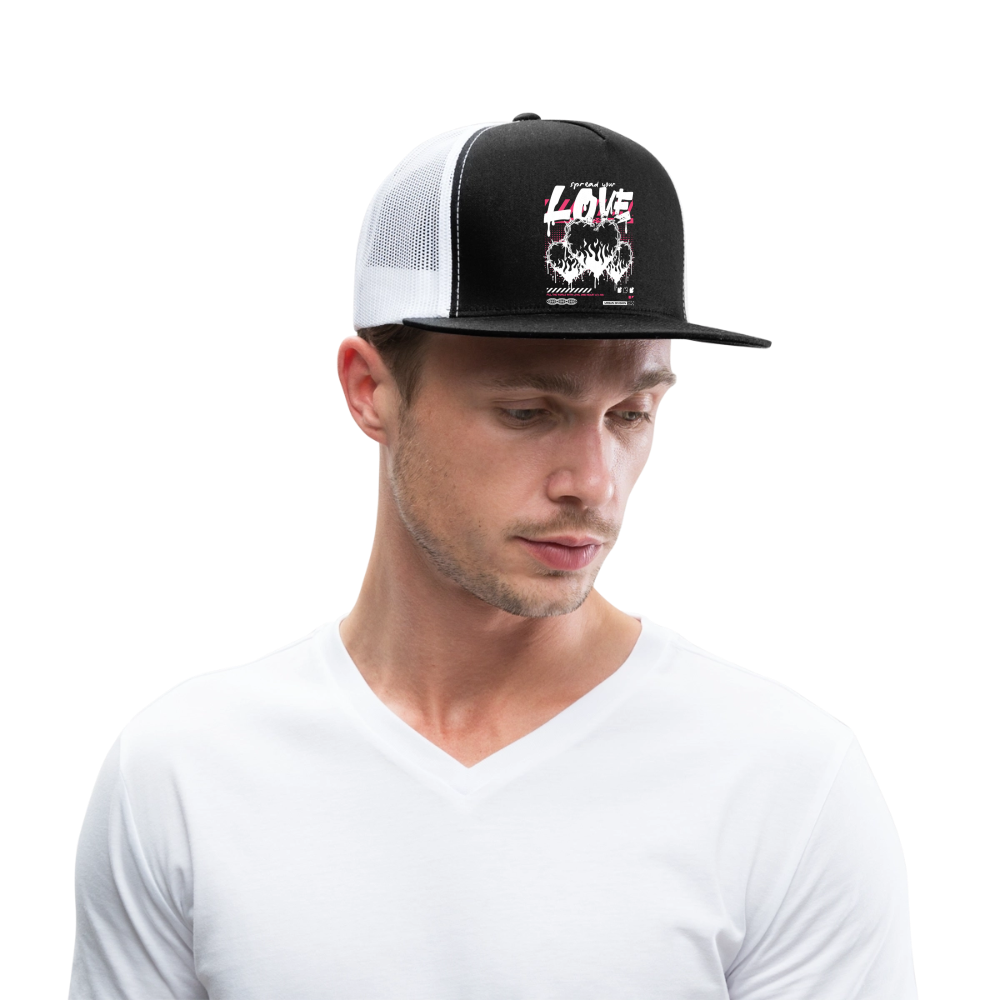 Heart of Fire - Trucker Hat - black/white