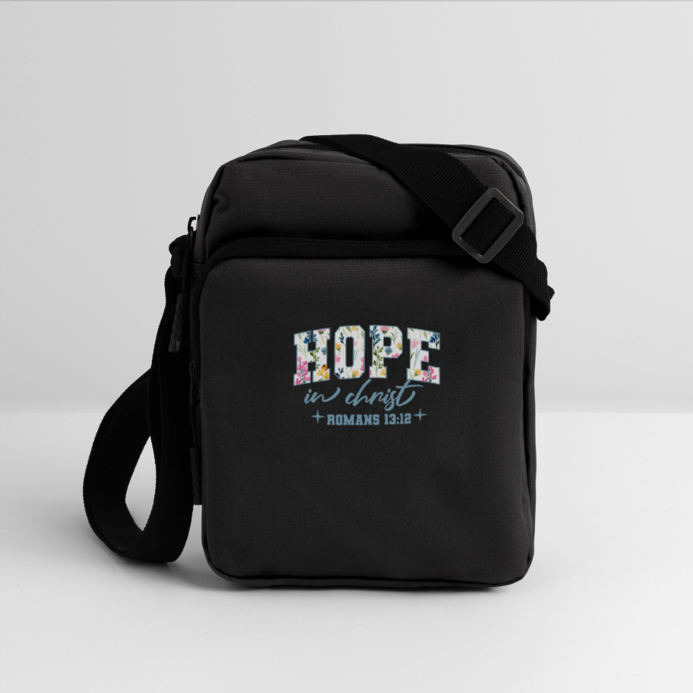 Hope in Christ - Upright Crossbody Bag - black