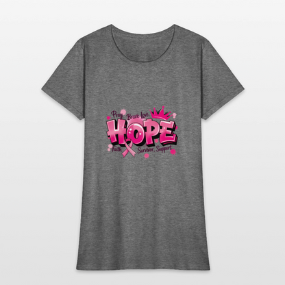 Hope - Women's T-Shirt - graphite heather