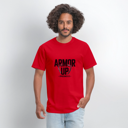 Armor Up - men's t-shirt - red