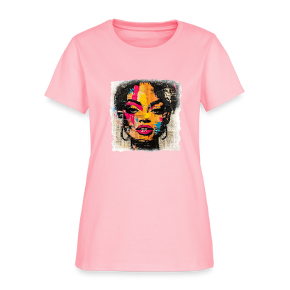 Pop Culture Woman 2- Short Sleeve T-Shirt - pink