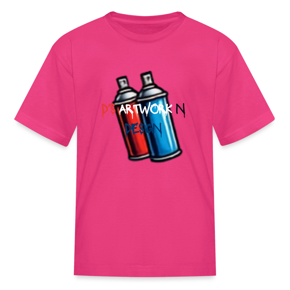 Spray Paint Can - Kids' T-Shirt - fuchsia