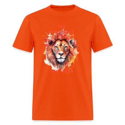 Bold Lion - Men's T-Shirt - orange