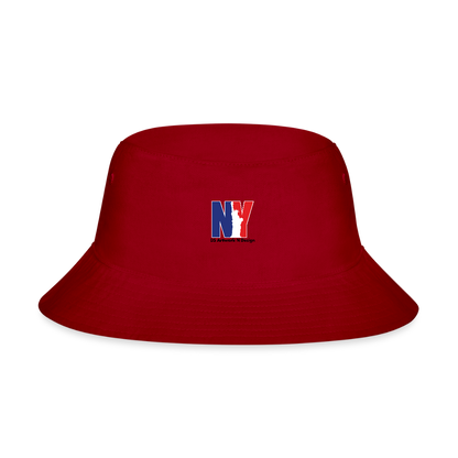 NY - Bucket Hat - red
