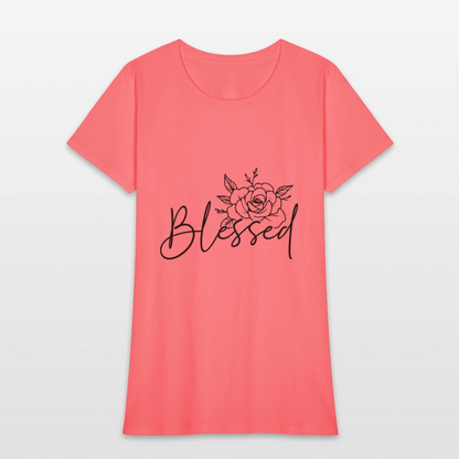Blessed - Women's T-Shirt - coral