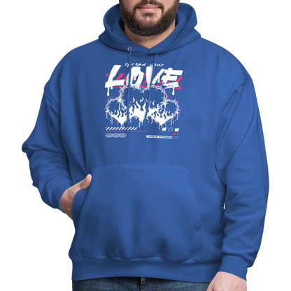 Heart of fire - Men's Hoodie - royal blue