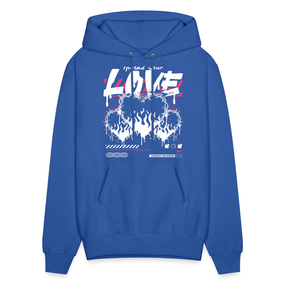 Heart of fire - Men's Hoodie - royal blue