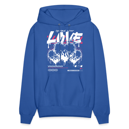 Heart of fire - Men's Hoodie - royal blue