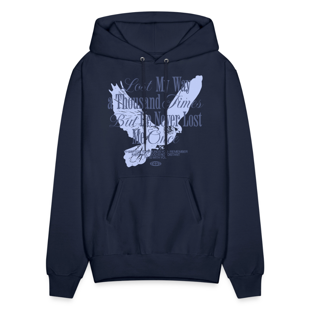 God is with Us - Men's Hoodie - navy
