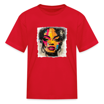 Pop Culture Woman 2 - Kids' T-Shirt - red