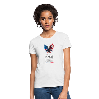Mount on Eagles Wings - Women's T-Shirt - white