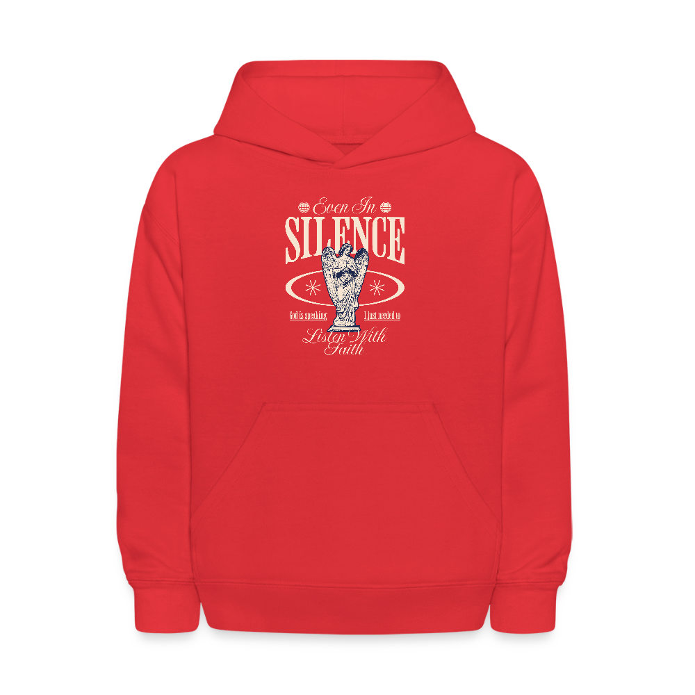 God Speaks - Kids' Hoodie - red