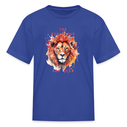 Bold Lion - Kids T-Shirt - royal blue