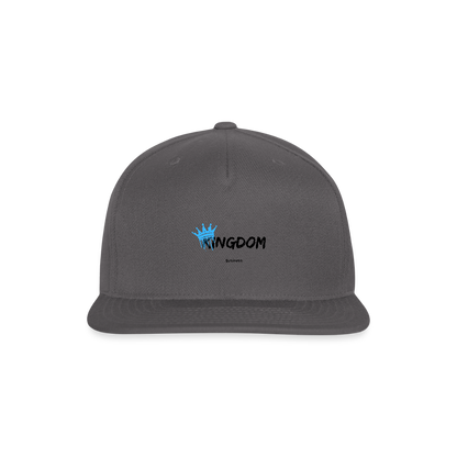Kingdom Business - Snapback Baseball Cap - dark grey