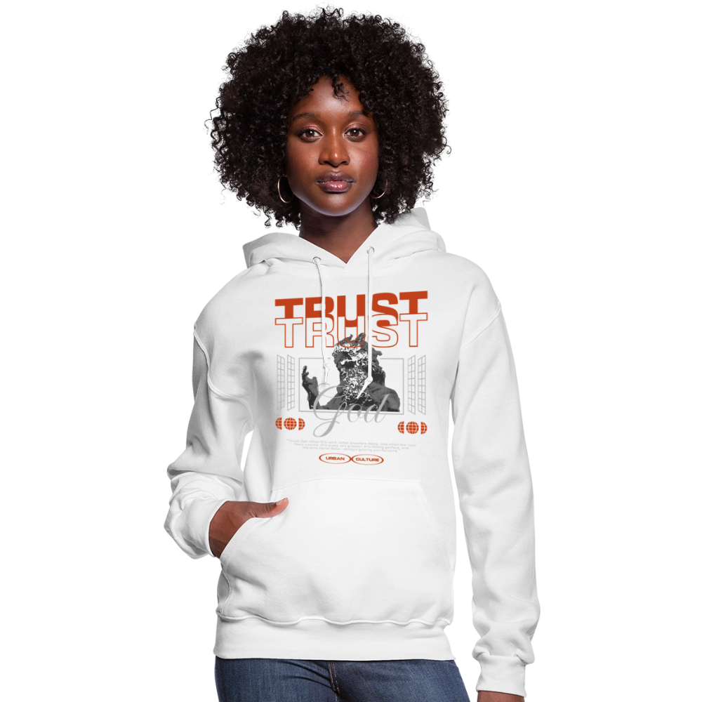 Trust God - Women's Hoodie - white