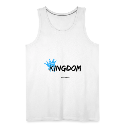 Kingdom Business - Men’s Premium Tank - white