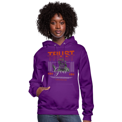 Trust God - Women's Hoodie - purple