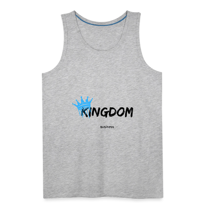 Kingdom Business - Men’s Premium Tank - heather gray