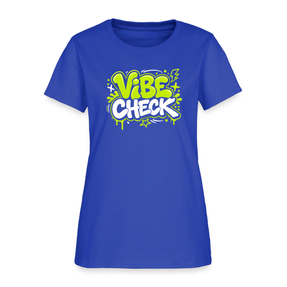 Vibe Check - Graffiti Women's T-Shirt - royal blue