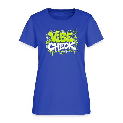 Vibe Check - Graffiti Women's T-Shirt - royal blue