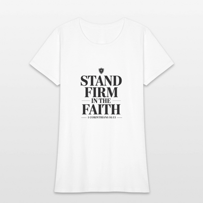Stand Firm - women's t-shirt - white