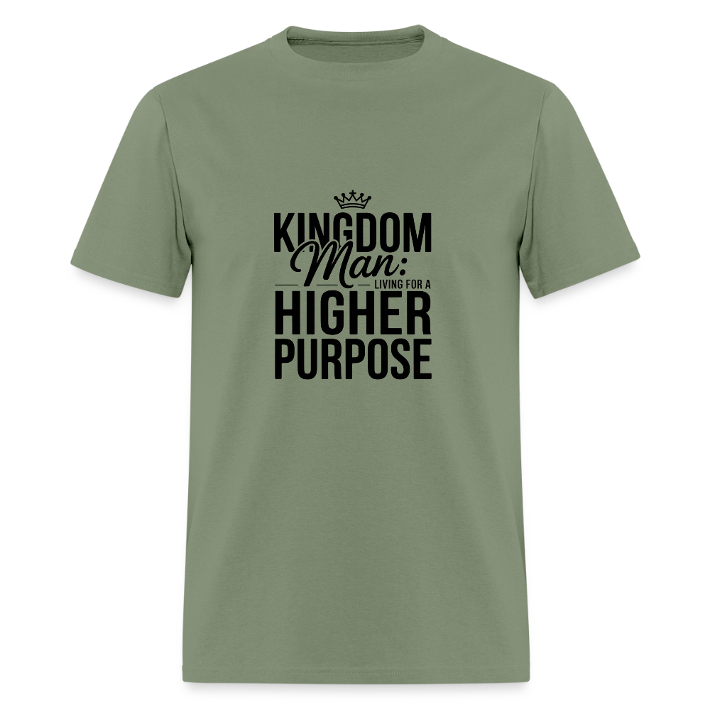 Kingdom man - men's t-shirt - military green