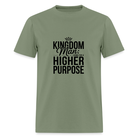 Kingdom man - men's t-shirt - military green