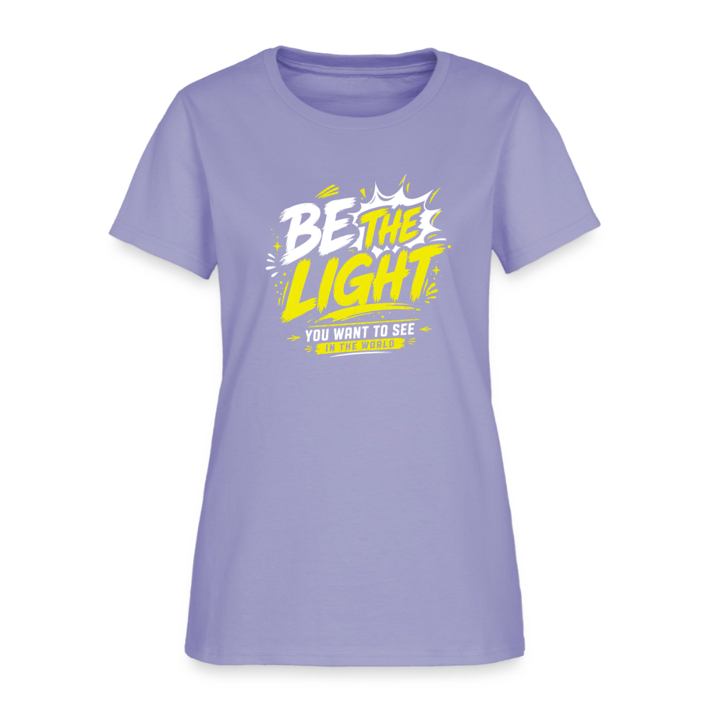 Be the Light -  Women's T-Shirt - lavender