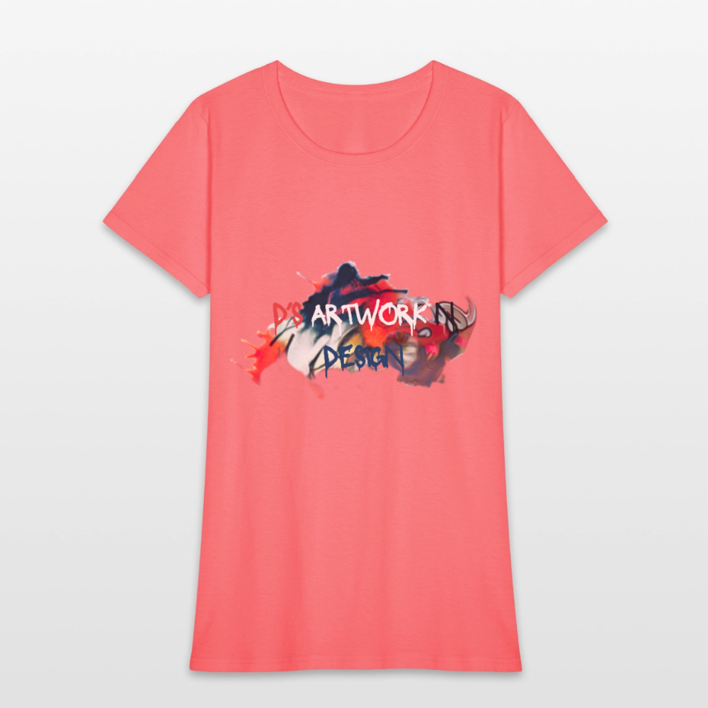 Spray paint - DS Women's T-Shirt - coral