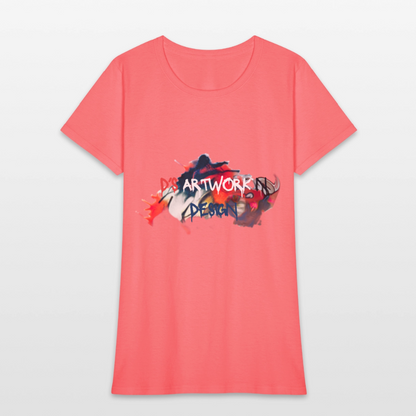 Spray paint - DS Women's T-Shirt - coral