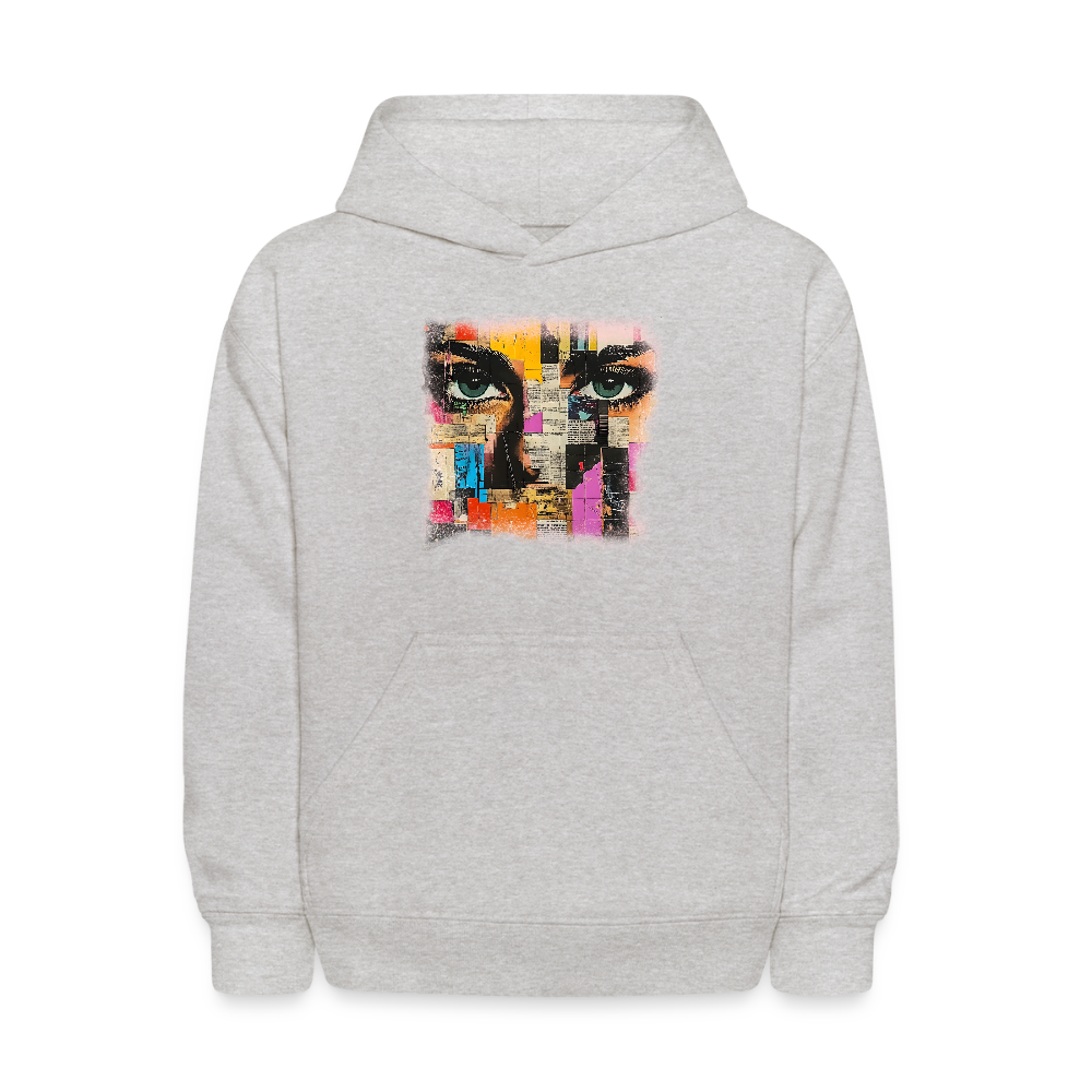 Pop Culture Woman 3 - Kids' Hoodie - heather gray